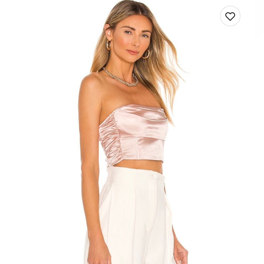 NWT NBD Kehlani Bustier top in color blush 💗💗